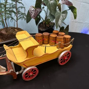 beer delivery wagon with 1 horse by j.l. black of belleville