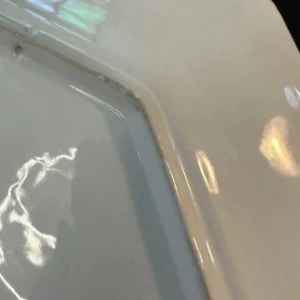 bordallo pinheiro portugal hand painted octagonal ceramic plate blue & white dee