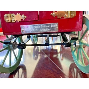 rare j.l. kraft horse drawn wagon handmade model beswick horse palomino