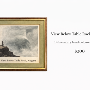 view below rable rock, niagara