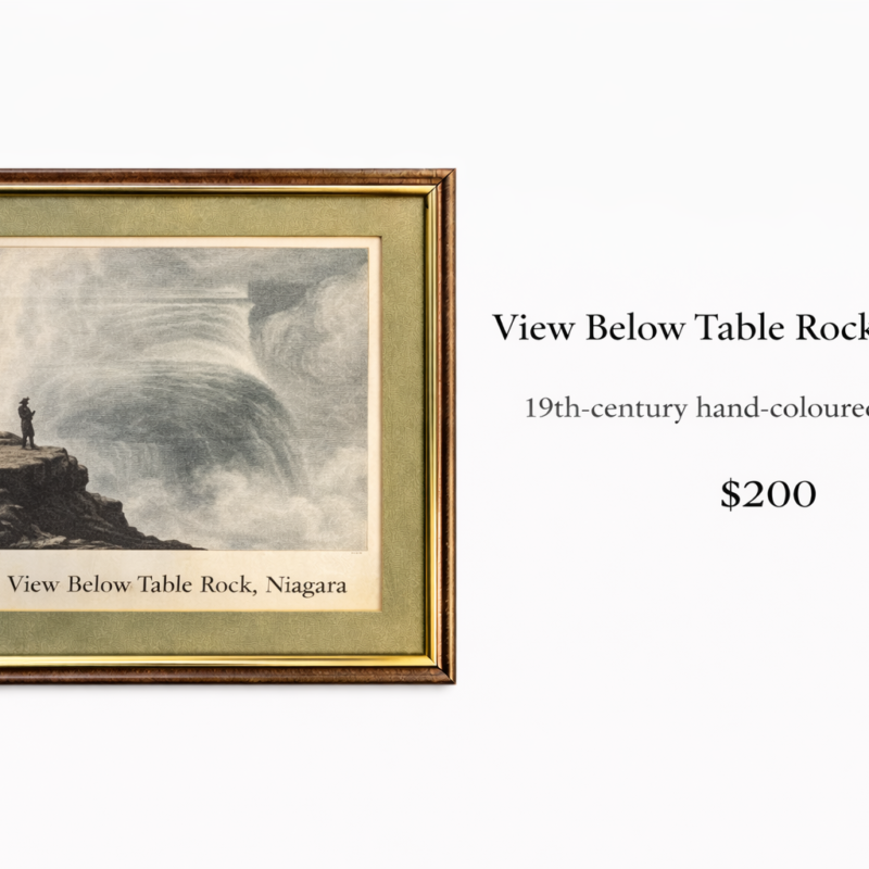 view below rable rock, niagara