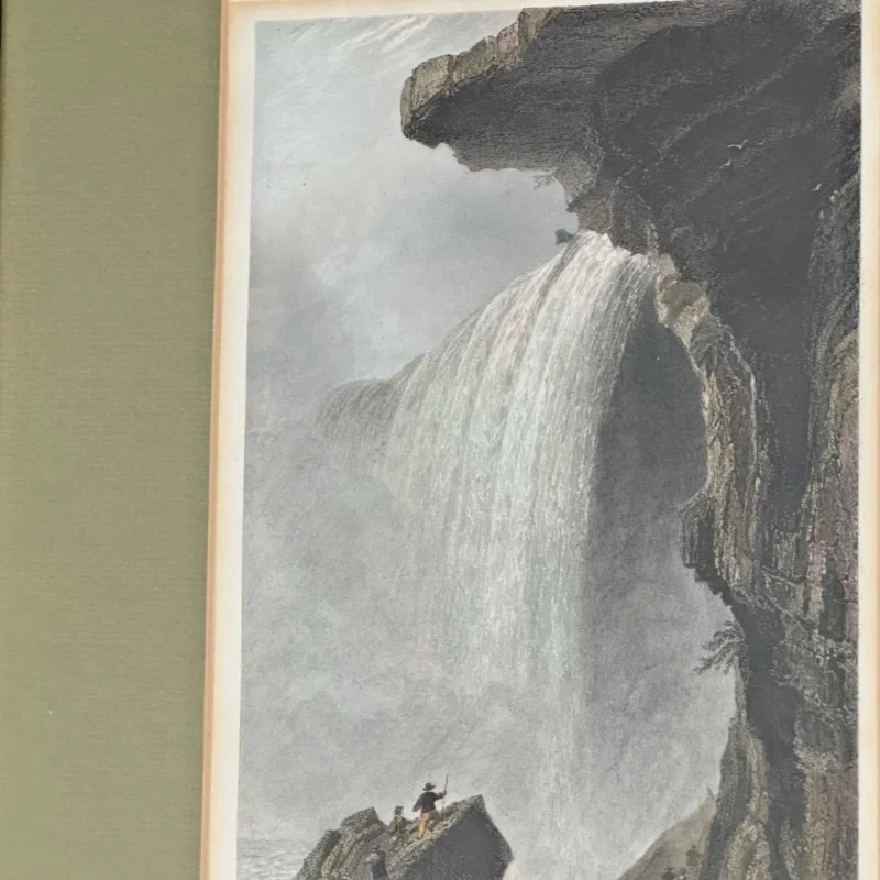 have one to sell? sell it yourself share antique print "view below table rock" w.j. bartlett & r. brandan 19th century