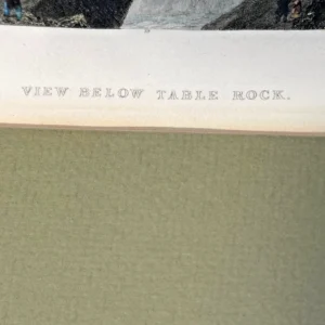 have one to sell? sell it yourself share antique print "view below table rock" w.j. bartlett & r. brandan 19th century