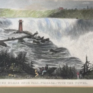 have one to sell? sell it yourself share antique 19th c. print "horse shoe fall, niagara" w.h. bartlett & a.l. dick
