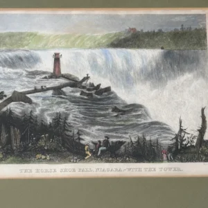 have one to sell? sell it yourself share antique 19th c. print "horse shoe fall, niagara" w.h. bartlett & a.l. dick