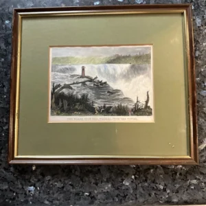 Home have one to sell? sell it yourself share antique 19th c. print "horse shoe fall, niagara" w.h. bartlett & a.l. dick